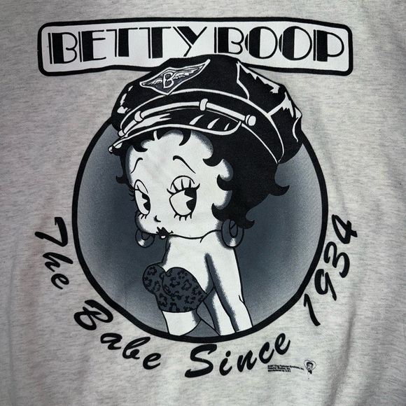 Vintage 80s Betty Boop The Babe Since Sweatshirt